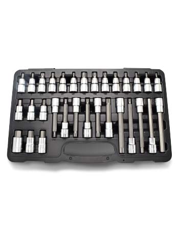 JUEGO DE PUNTAS HEXAGONAS.TORX.SPLINE 1/2 - ASTRO