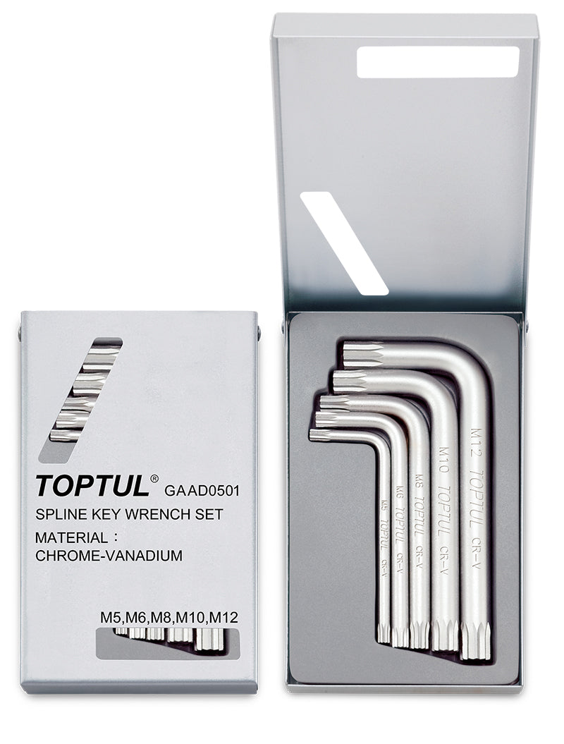 JUEGO 5 LLAVES SPLINE - TOPTUL