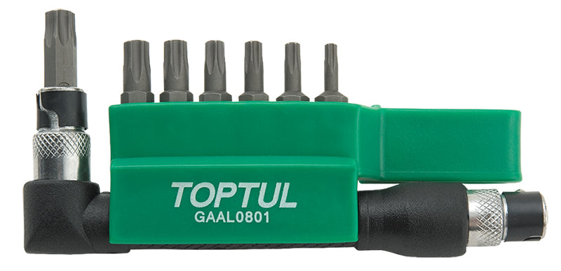 JUEGO DE PUNTAS TORX  1/4 MARCA TOPTUL
