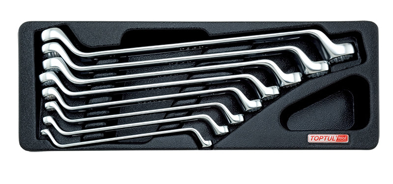 JUEGO 8 LLAVES ACODADAS 6-22 MM MARCA TOPTUL