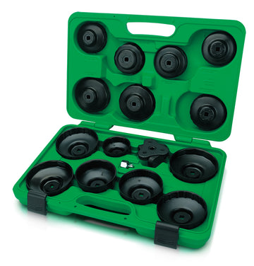 Juego de 16 pcs de Copas para Filtro Toptul