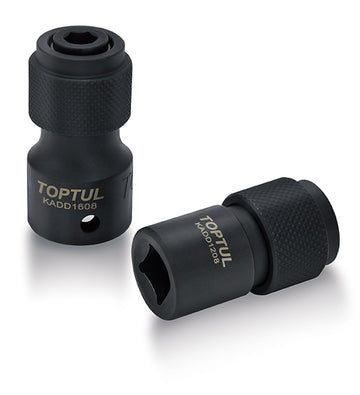 PORTAPUNTAS DE IMPACTO DE  3/8-1/4 HEXAGONAL MARCA TOPTUL