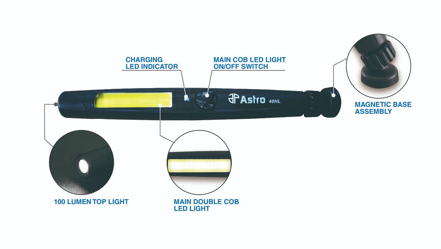 LAMPARA RECARGABLE 400 LUMEN