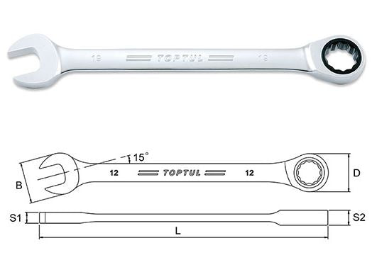 LLAVE RACHE MIXTA MM