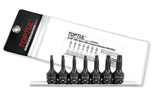 JUEGO 7 COPAS TORX IMPACTO 3/8