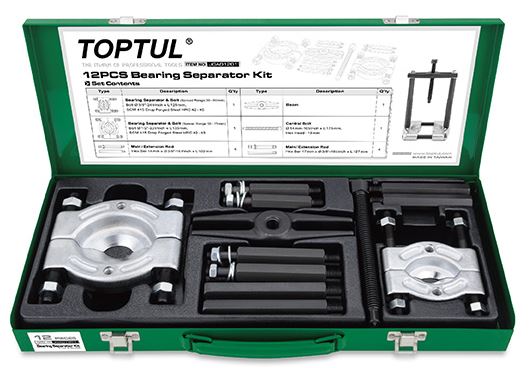 KIT 12 PCS EXTRACTOR RODAMIENTOS